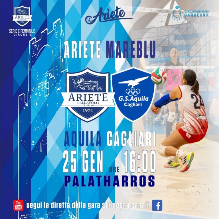 Campionato Serie C FemminileGS AQUILA – Ariete Mareblu