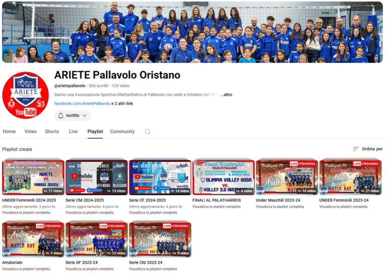 Il nostro canale YouTube è on line, iscriviti!