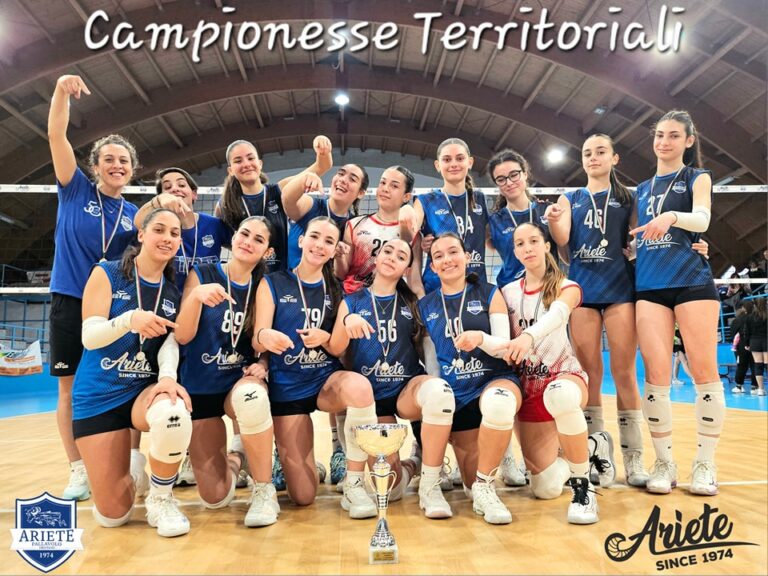 𝐀𝐫𝐢𝐞𝐭𝐞 𝐓𝐢𝐧𝐭𝐢 𝐂𝐚𝐭𝐞𝐫𝐢𝐧𝐠 – Gymland 3-0 Campionesse Territoriali U16F